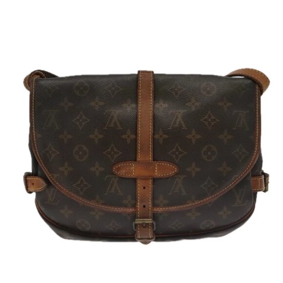 LOUIS VUITTON Monogram Saumur 30 Shoulder Bag LV - Picture 2 of 15